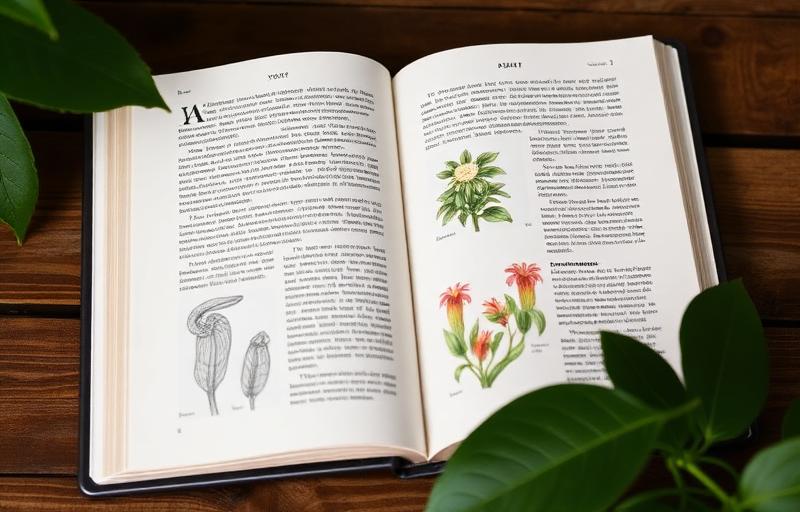 Páginas internas do ebook mostrando plantas medicinais